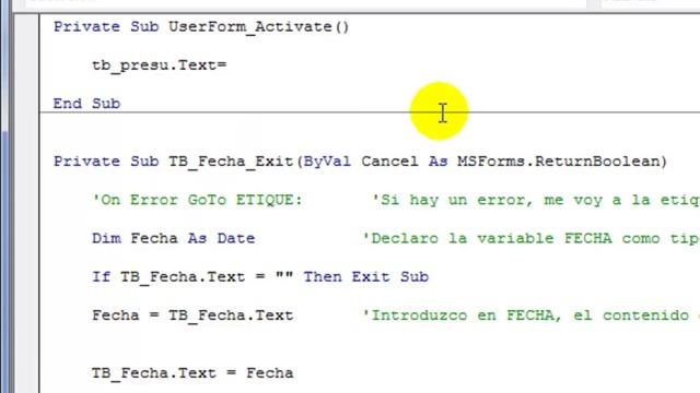 Aplicacion negocio VBA Excel 2010 - Capitulo 9 - Presupuestos 3a Parte - Numero y llenado de cuadro смотреть онлайн