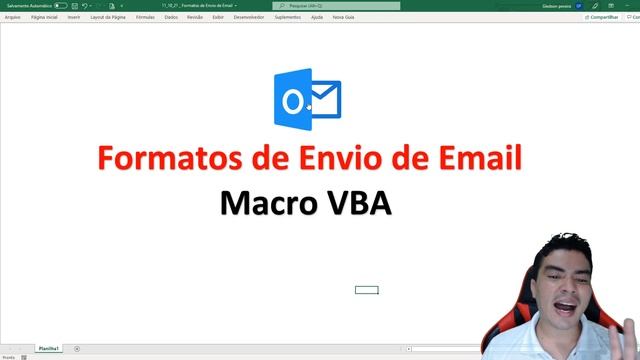 8 Formas de Envio de Email com Macro VBA usando somente o Excel, Macro VBA para Outlook aprenda смотреть онлайн