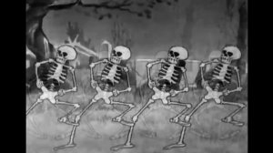 Клип "Танец скелетов под Skibidi wa pa pa"(анимационный)