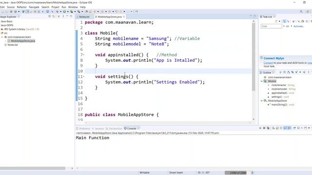 Java OOPS Class and Object | #01 Java Tamil Tutorial for Beginners смотреть онлайн