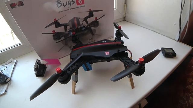 крепление экшн камеры к квадрокоптеру