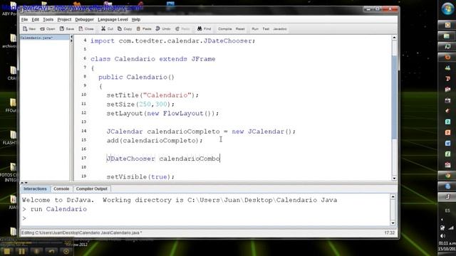 Agregar Calendario Forma Manual Java Parte 2 смотреть онлайн