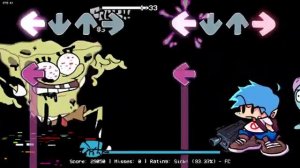 FNF БОСС ГЛИТЧ СПАНЧ БОБ ПРОТИВ БОЙФРЕНДА! Friday Night Funkin'Без читов!!Фрайдей Найт Фанкин