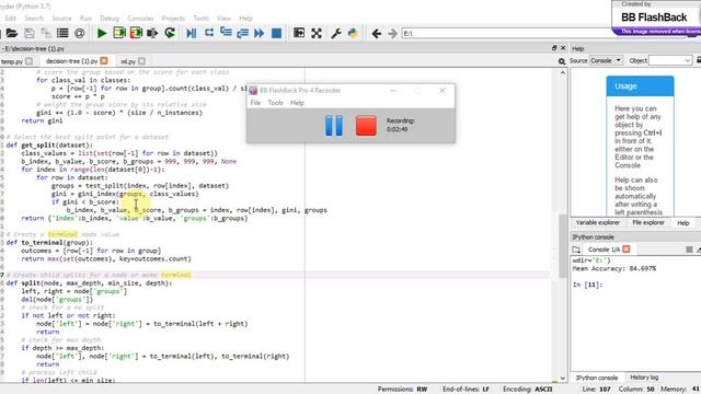 decision tree 5,6 (best split & terminal node) смотреть онлайн