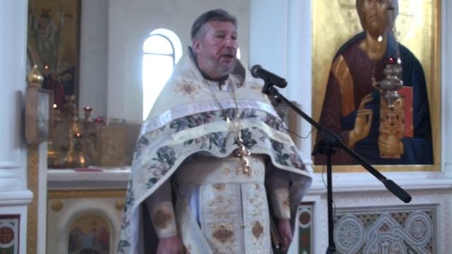 Проповедь отца настоятеля о Первосвященнической молитве Иисуса Христа (13.06.21) смотреть онлайн