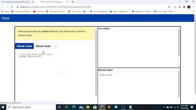 Coursera Programming for Everybody Getting Started with Python chapter 1 week3 graded external too смотреть онлайн