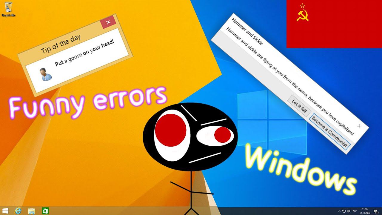 Funny errors #4 | Windows 8.1 and Windows 10 RUS смотреть онлайн