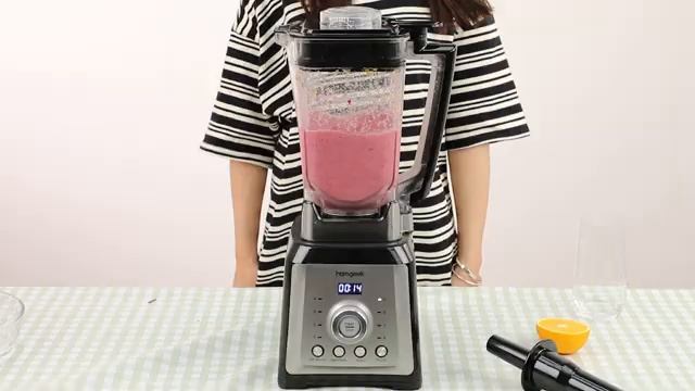 Homgeek Professional Countertop Blender Smoothie Maker-How to make Purple cabbage cucumber orange смотреть онлайн