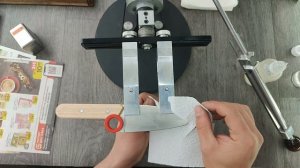 Заточка кухонного Opinel  сталь inox. Чугунный притир;)