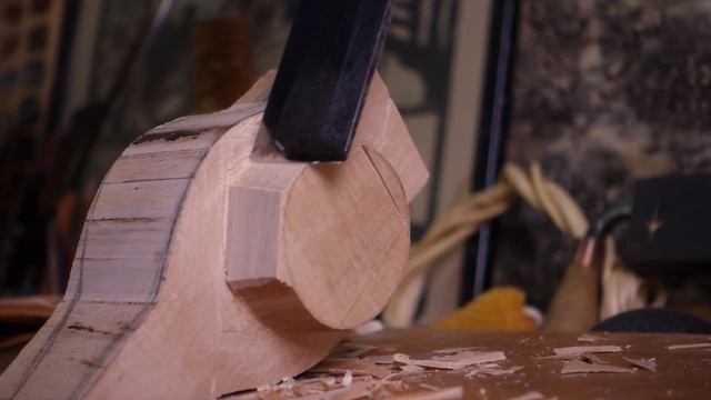 To make a lemon squeezer from wood | Länsmuseet Gävleborg, Sweden | Sloyd смотреть онлайн