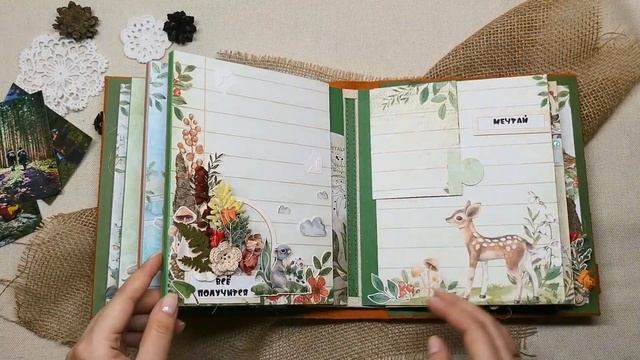 Детский фотоальбом ручной работы в технике #скрапбукинг смотреть онлайн