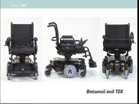 Кресло коляска с электроприводом Симс Invacare TDX смотреть онлайн