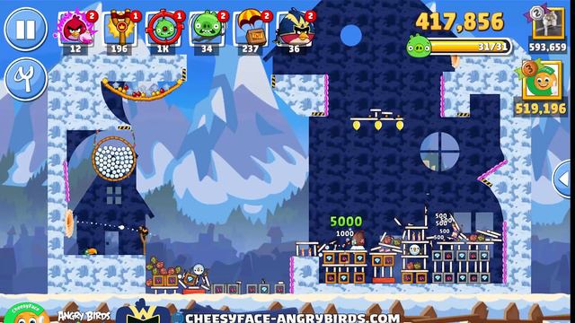 Angry Birds Friends Season's Slingings Tournament 1178 Level 7 NO Power UP Walkthrough смотреть онлайн