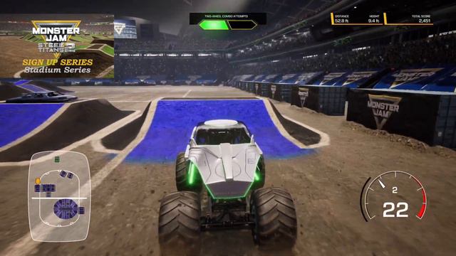 Stadium Series S2E1 Racing & Skills - Monster Jam Steel Titans 2 смотреть онлайн