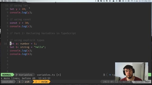 Master Variables and Scope in Typescript смотреть онлайн