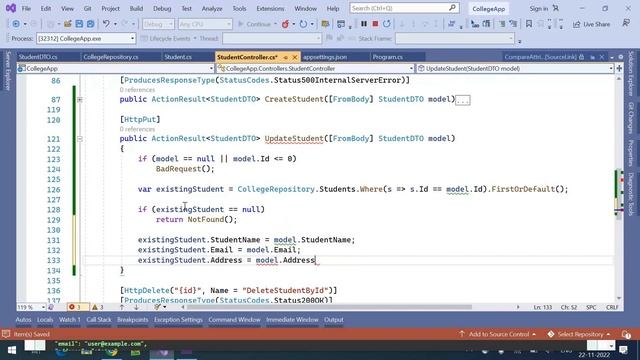 Part 18 HttpPut in Web/REST API 7.0 || Asp.Net Core Web API Tutorials C# смотреть онлайн