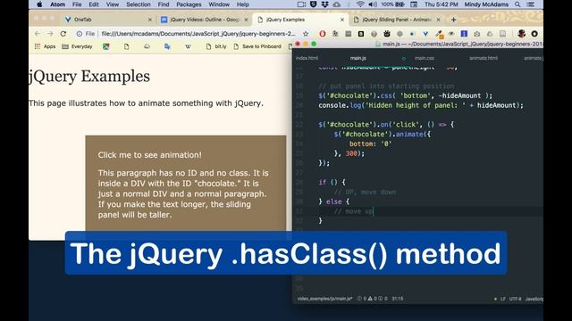 jquery 07 Create a Sliding Panel смотреть онлайн