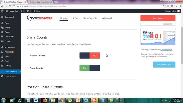 How to Add Social Sharing Buttons in WordPress [In English ] | WordPress Tutorial смотреть онлайн