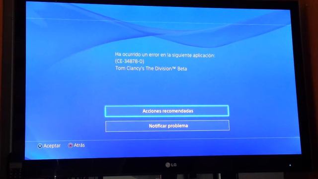 Error ce-34878-0 PS4 смотреть онлайн