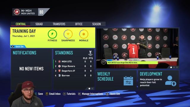 THE ROAD TO GLORY BEGINS! | FIFA 22 MGH UNITED CAREER MODE S1E1 смотреть онлайн