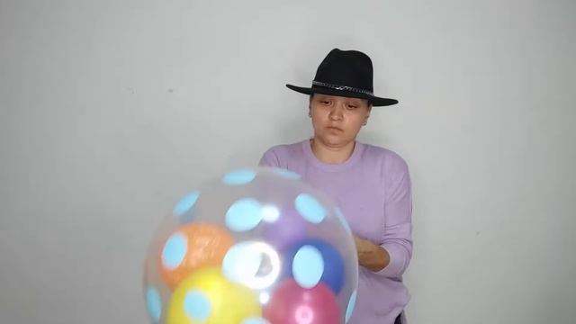 Как сделать шар сюрприз на День рождения из воздушных шаров смотреть онлайн