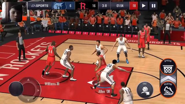 Тест карточки Рэя Алена!!! NBA LIVE mobile. смотреть онлайн