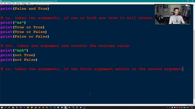 Booleans & Conditionals | Python Tutorial (3/12) смотреть онлайн