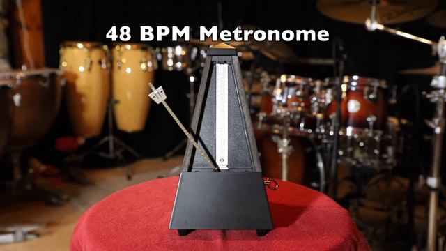 REAL Metronome - 48 bpm - Wittner Model No. 806m смотреть онлайн