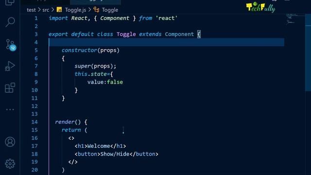 How To Make A Toggle Button For Hide/Show Any Element In ReactJs | Explain In Hindi By Nirbhay смотреть онлайн