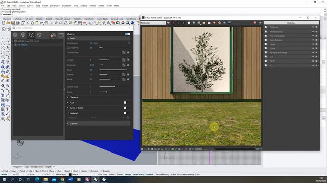 Grass Material Creation - V-Ray for Rhino - Tutorial смотреть онлайн