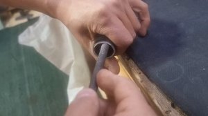 Обрезка штока вилки.