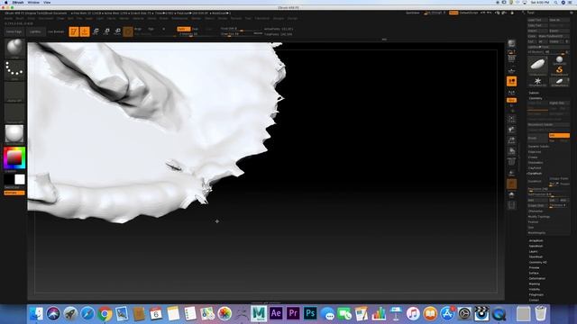 Cleaning up Artifact Scan Data for AR/VR - Part 1 ZBrush смотреть онлайн