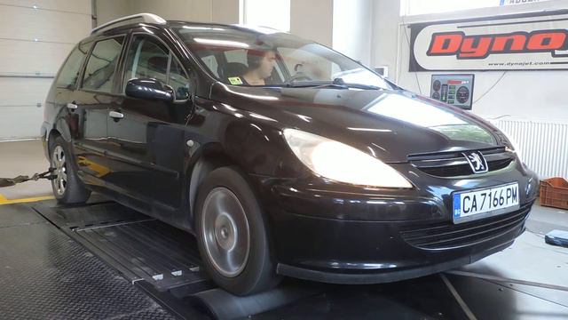 Peugeot 307 2.0HDI 107hp Adler Auto Godech Bulgaria Dynojet Linx смотреть онлайн