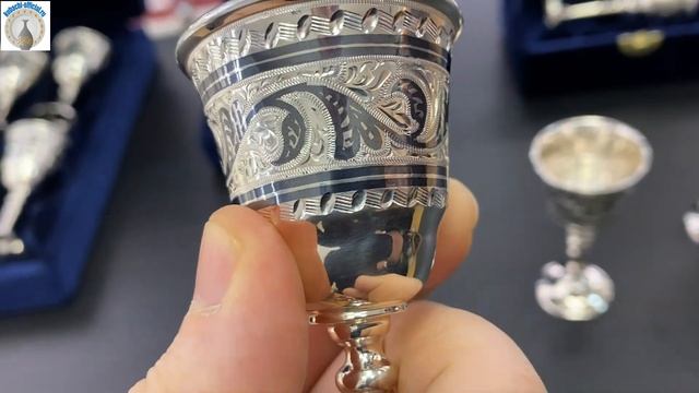 Кубачинские серебряные рюмки для крепких напитков "Алтай-3" (english subtitles) смотреть онлайн