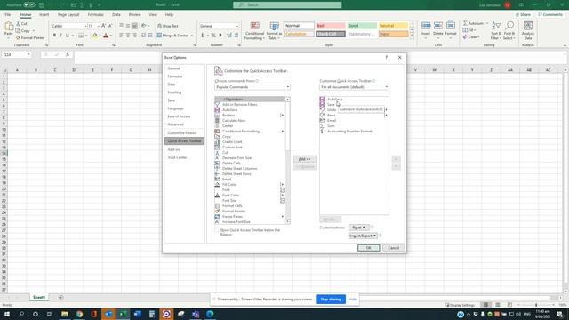 Sass - Excel: Edit Quick Access Toolbar & Short Cuts смотреть онлайн