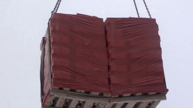 ? ДОСТАВКА и РАЗГРУЗКА КИРПИЧА на участок | Строим дом | Радошковичский керамический завод смотреть онлайн