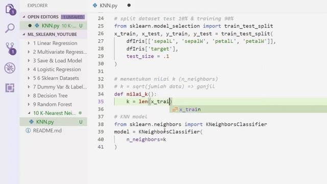 Machine Learning using Sklearn #10: K-Nearest Neighbors смотреть онлайн