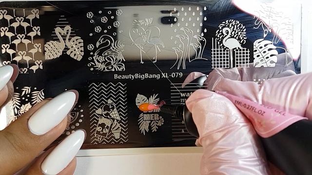 Распаковка маникюрных посылок в с Aliexpress. Стемпинг. Быстрый дизайн ногтей себе. BeautyBigBang. смотреть онлайн