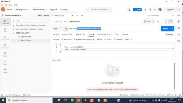 Cara mengambil data dari body - raw pada postman смотреть онлайн