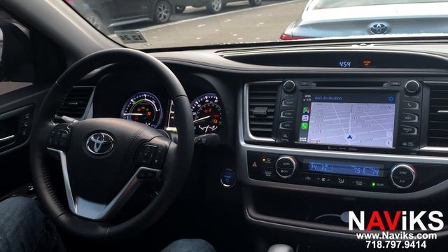 Fits 2014 - 2019 Toyota Highlander EnTune 2 Apple CarPlay & Android Auto Touch Screen Control 360 смотреть онлайн