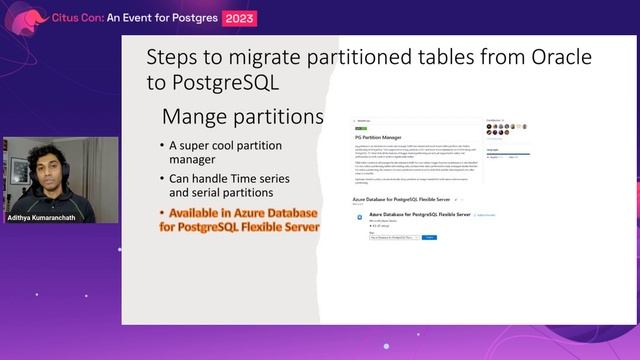 Partitioning strategy for Oracle to PostgreSQL migrations on Azure | Citus Con 2023 смотреть онлайн