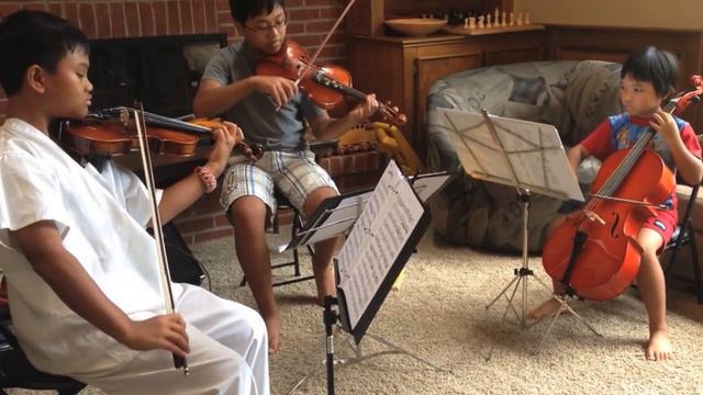 Mozart Quartet No. 4 in C Major, minus 2nd violin part смотреть онлайн