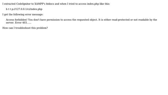 DevOps & SysAdmins: CodeIgnitor Error 403 Access forbidden (2 Solutions!!) смотреть онлайн