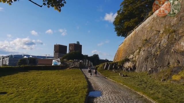 Крепость в городе Осло, в Норвегии смотреть онлайн