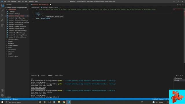 Python Program To Find The Area Of A Circle By Getting Input From The User | Python Programming смотреть онлайн