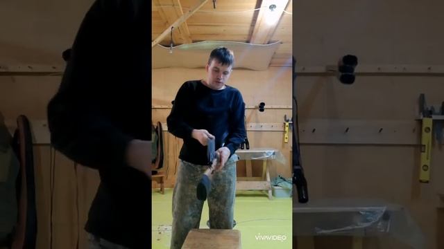 Ружейный ремень. Ремень для оружия. Кожаный ремень для ружья. смотреть онлайн