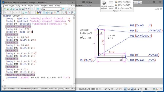 Kurs AutoCAD #4 Automatyzacja 2, Auto LISP Visual LISP смотреть онлайн