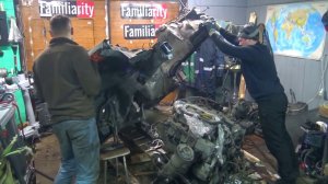 Распиленный и разобранный Mercedes S-Class засунуть в Гелендваген.