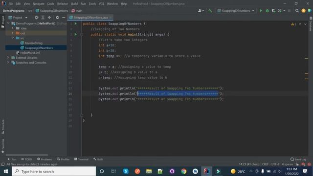 How to Swap two numbers in Java? смотреть онлайн
