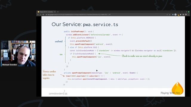 Playing with Fire: Serverless PWA with Firebase смотреть онлайн
